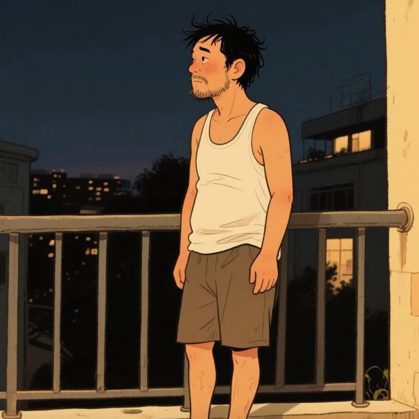 无奈的老男人