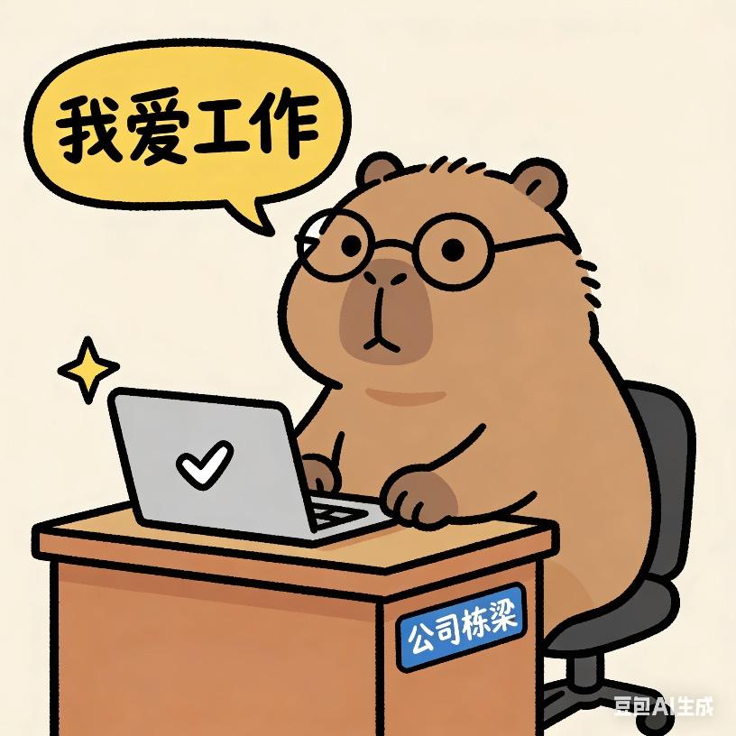 卡皮巴拉爱工作