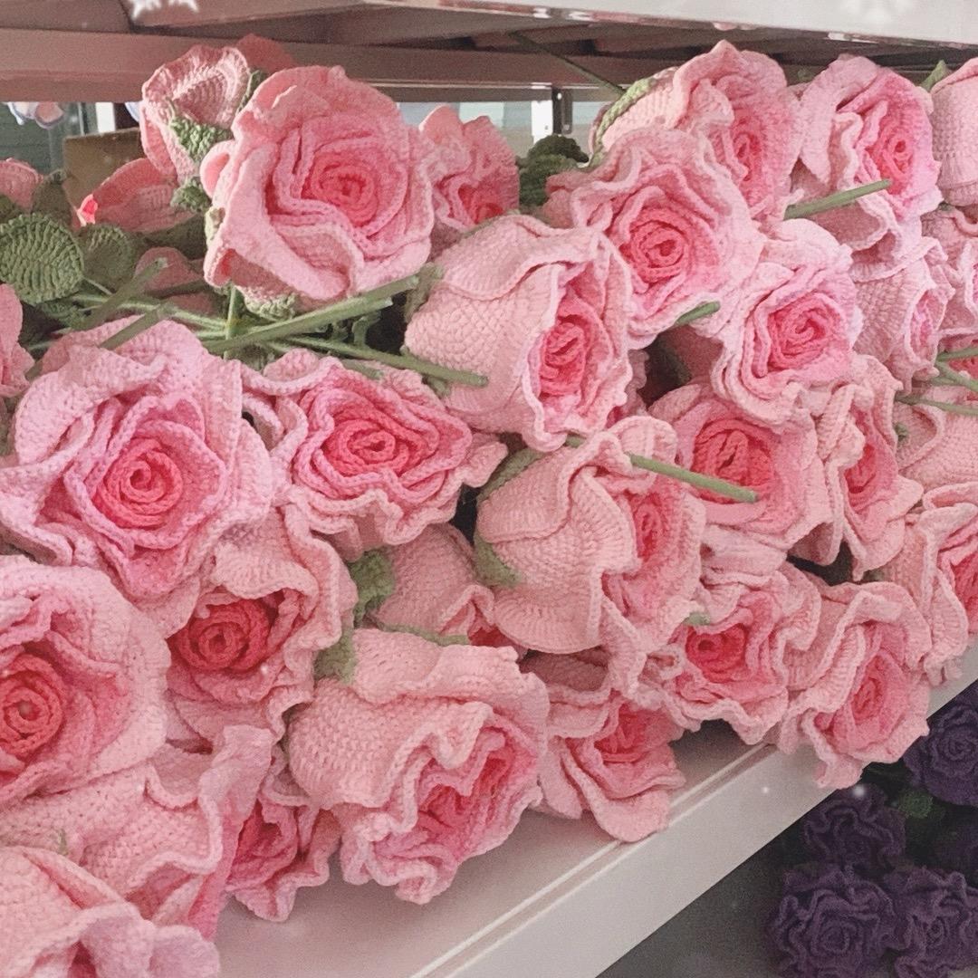 花曼硒毛线花crochetflower