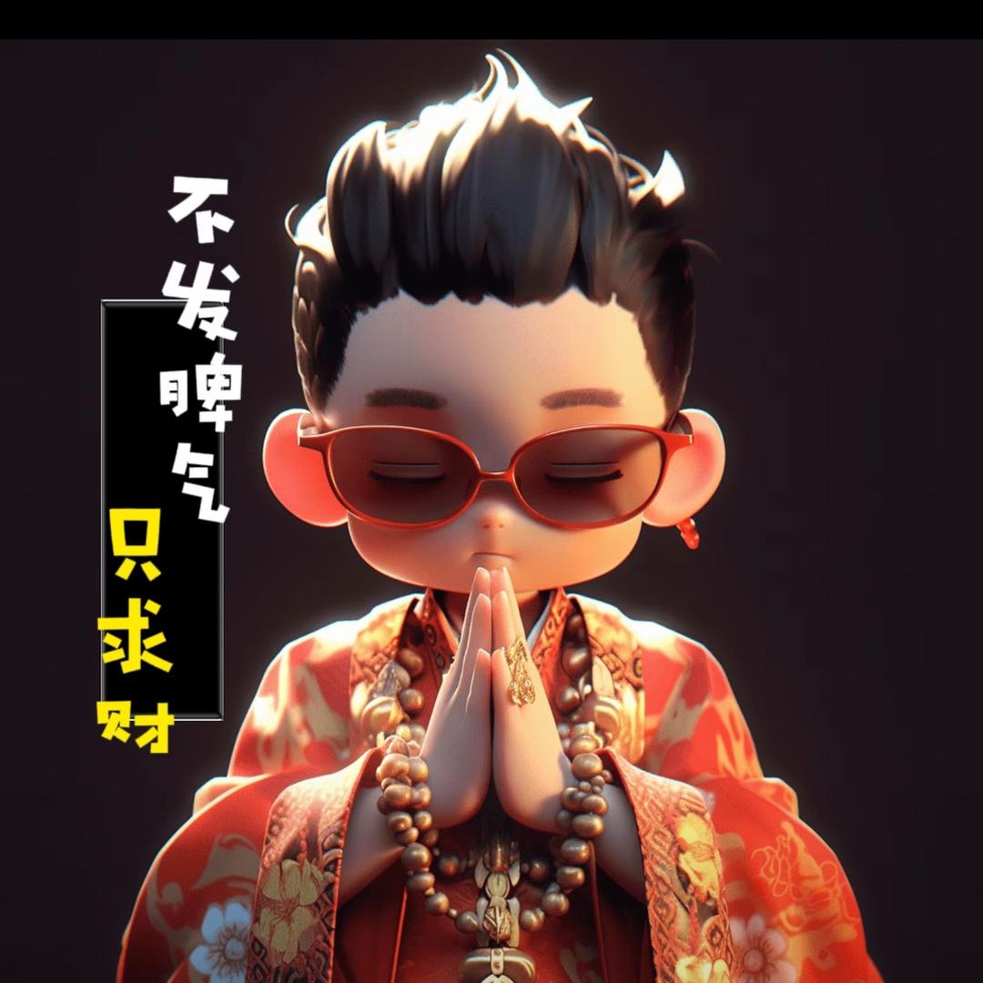 不发脾气  只发财