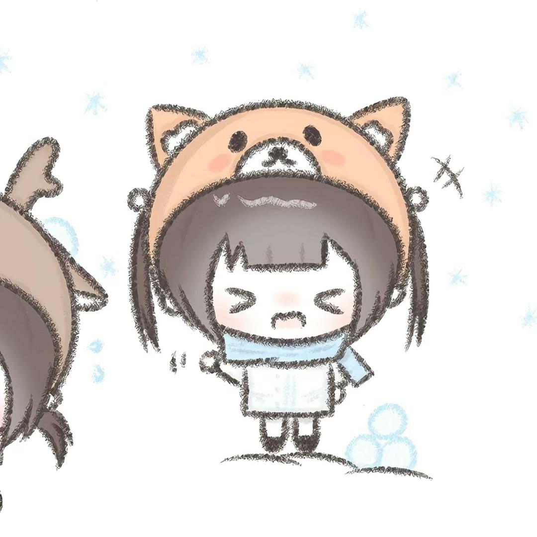 幸运且爱吃蛋挞芯的小女孩