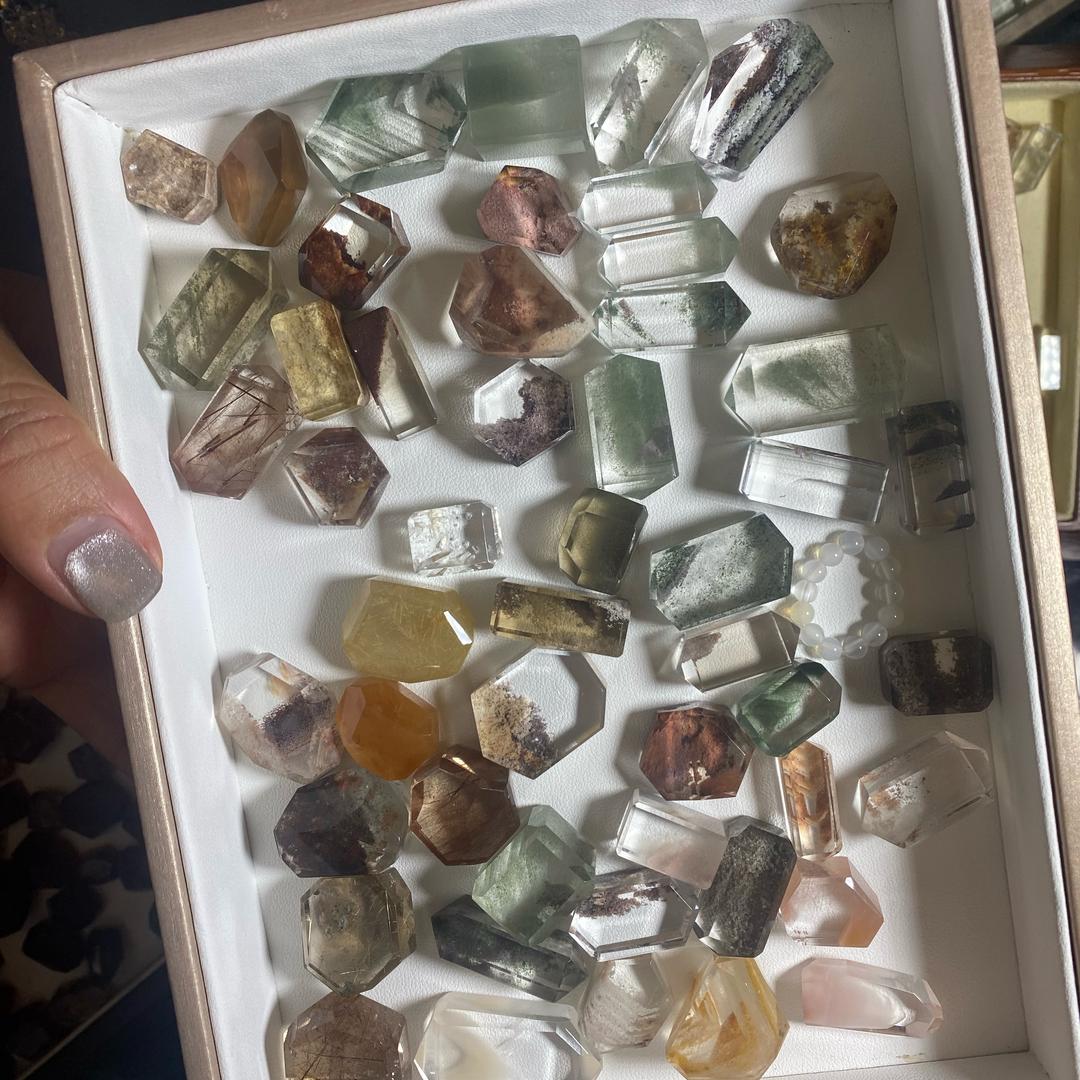 水晶手链diy配石工厂