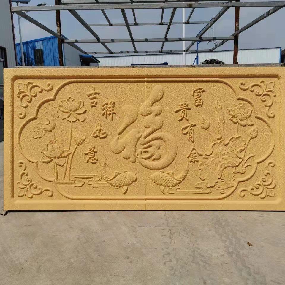 九亿E P S外墙装饰线条石利雕花回纹厂