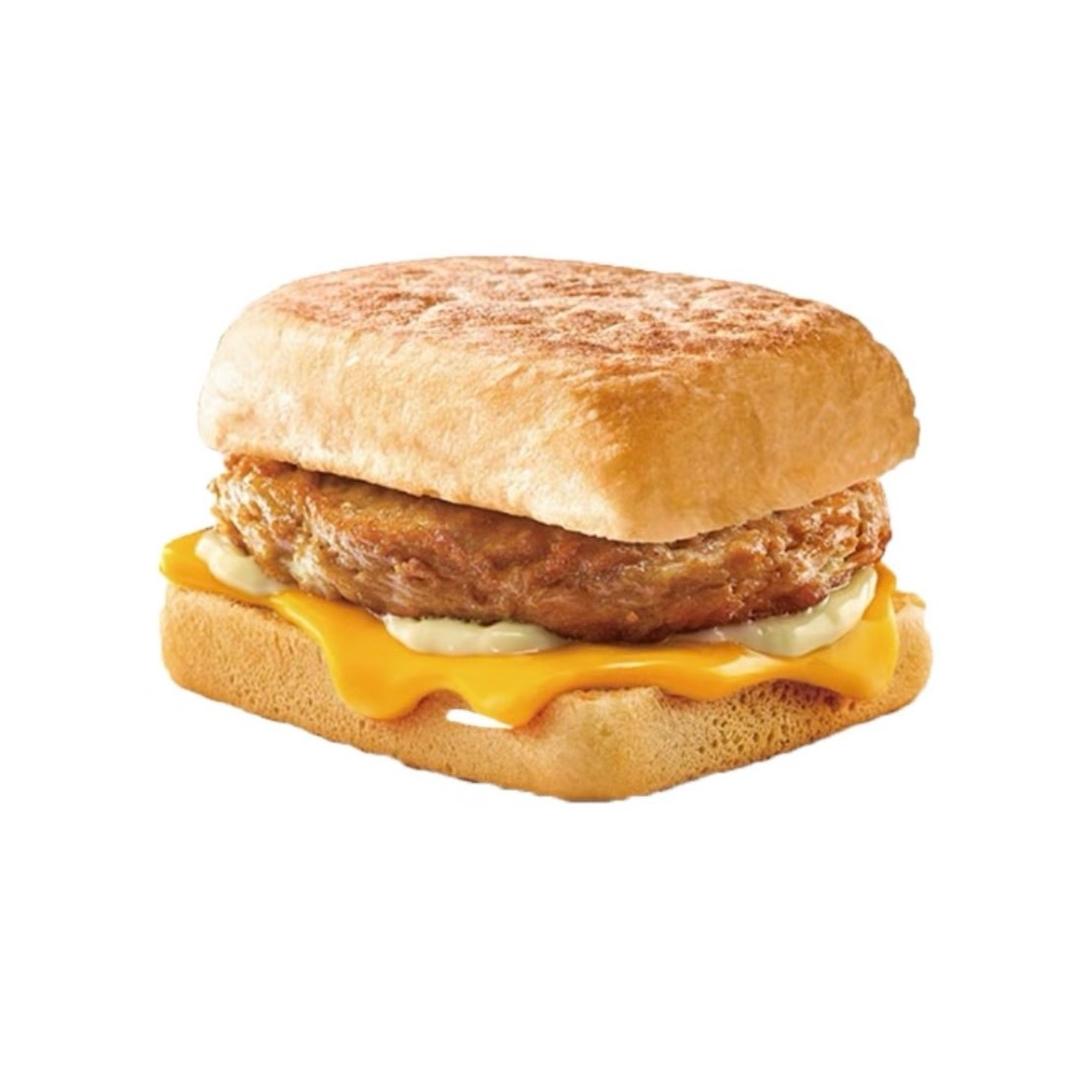 健身的芝士鸡肉帕尼尼