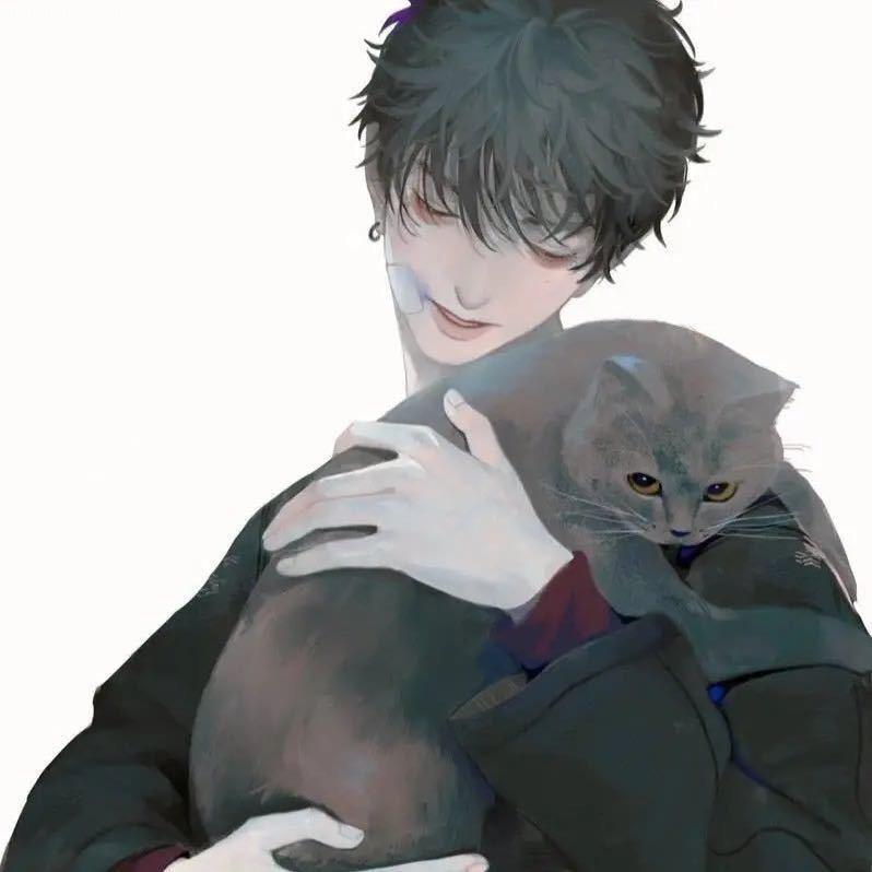吃橘子的猫