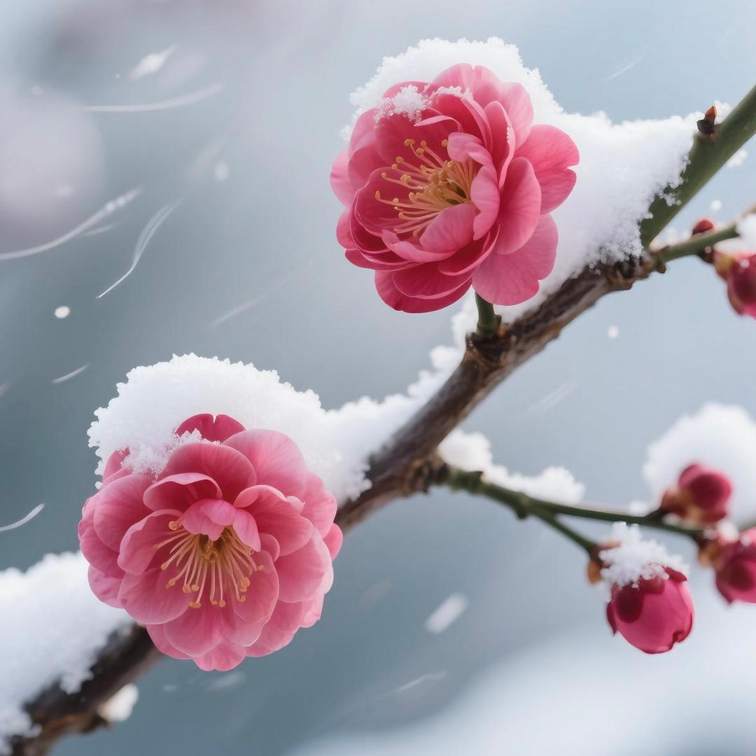 雪映涵梅