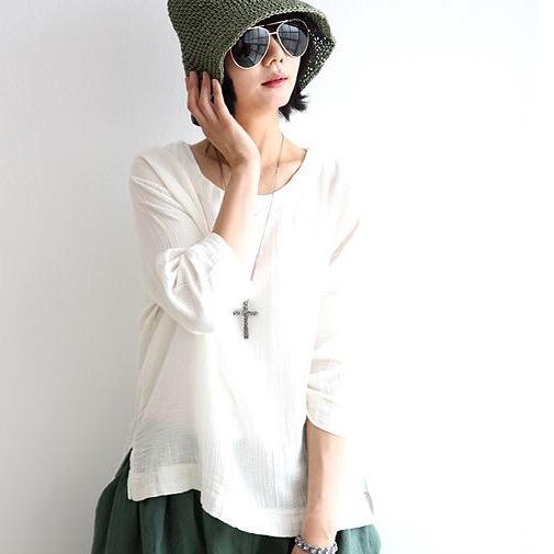 紫格子亚麻服饰