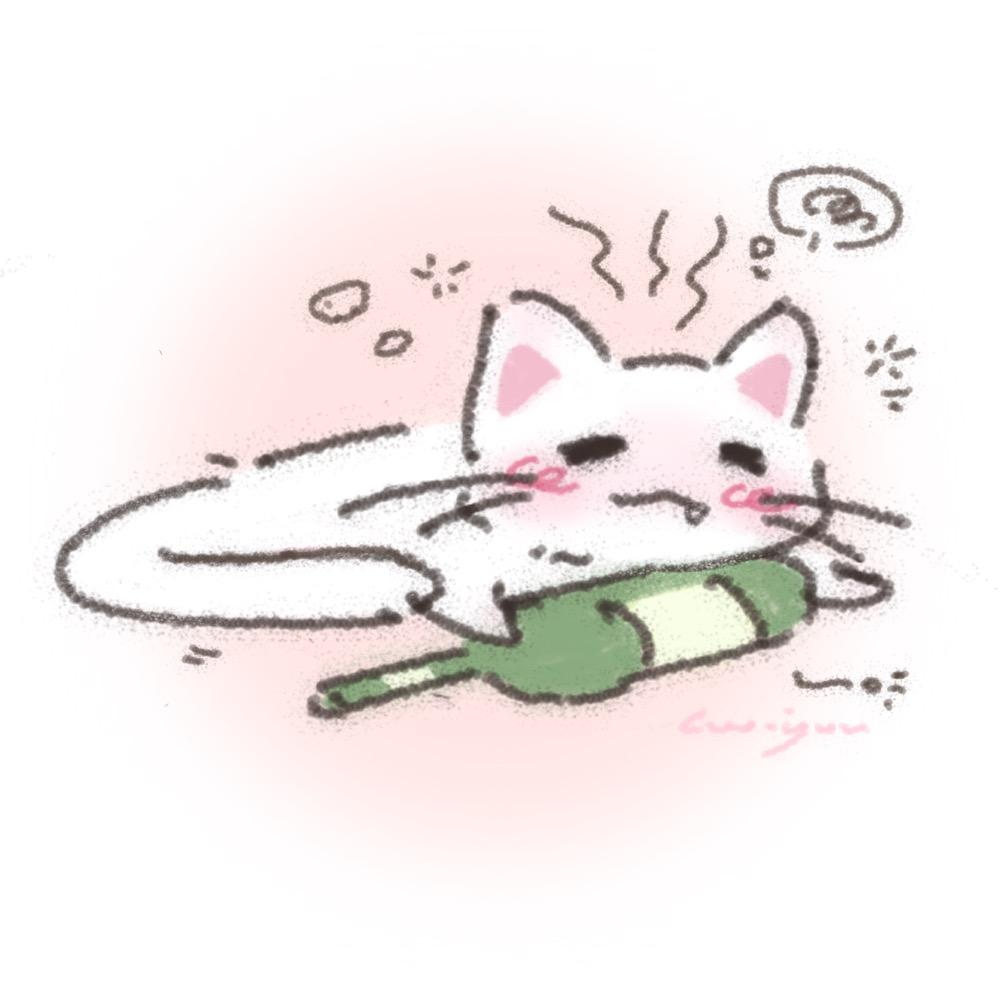 小猫醉醺醺
