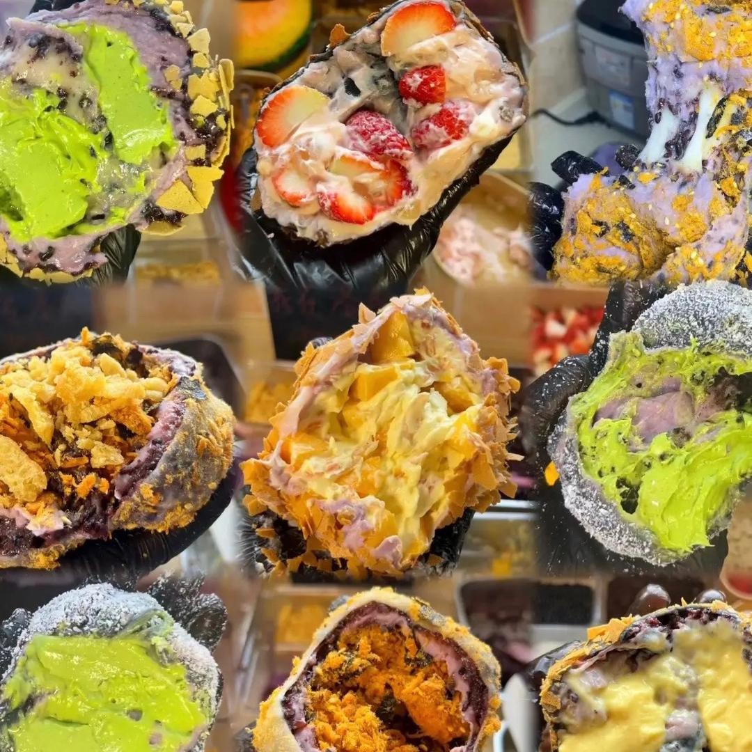 饱饱手工麻糍