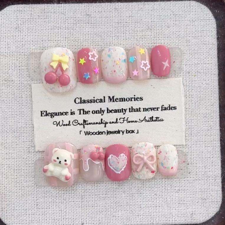 小糖果美甲Diy饰品