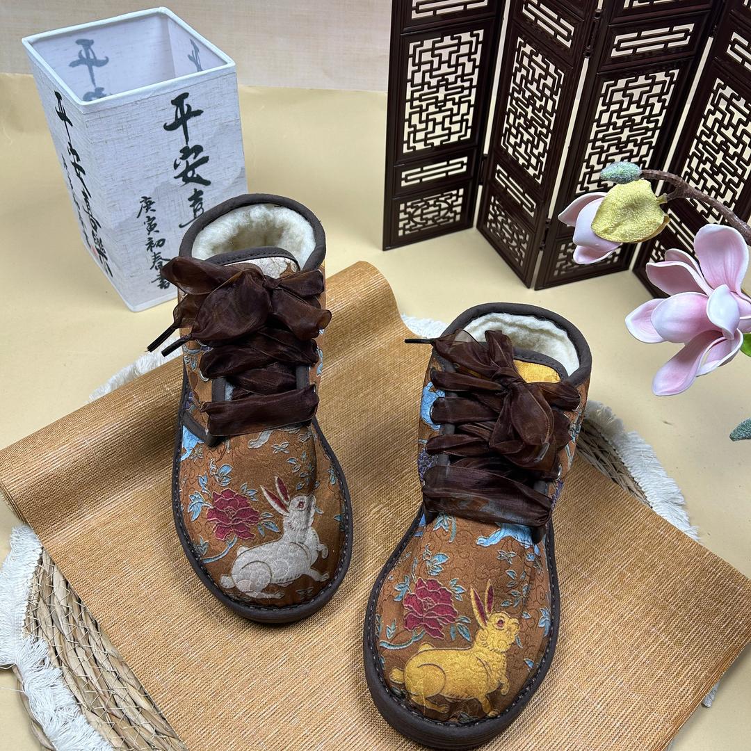 荷月棠手工布鞋