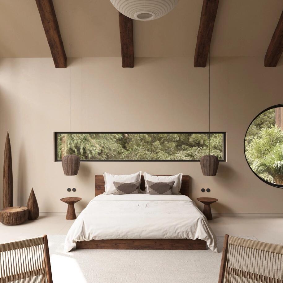 尚愉轩侘寂风民宿酒店家具工厂