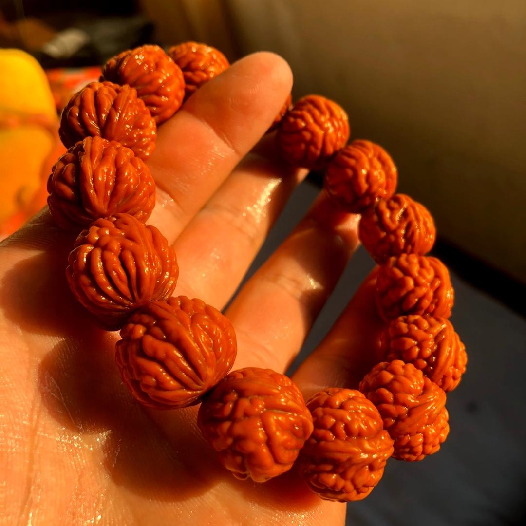 核和缘（龙纹桃核）