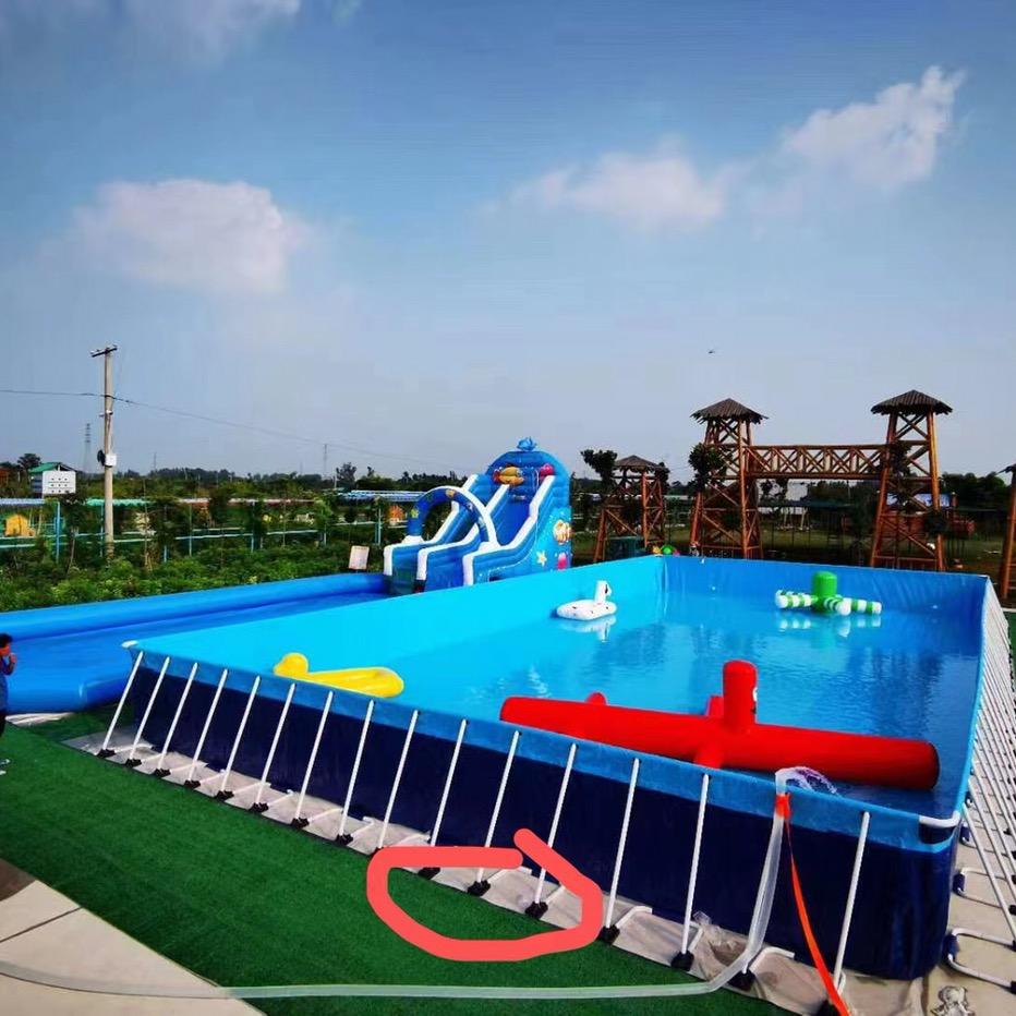 充气城堡充气滑梯移动水乐园厂家