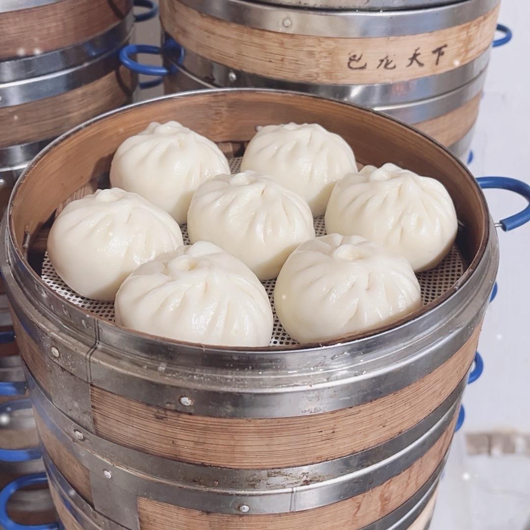 老蒋无矾油条，纯手工小笼包