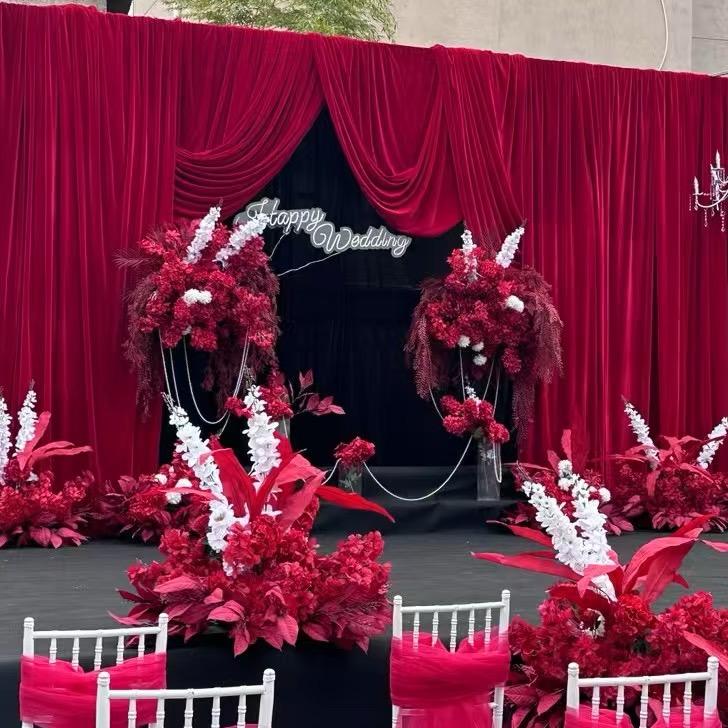 专业农村婚礼舞台搭建音响摄影