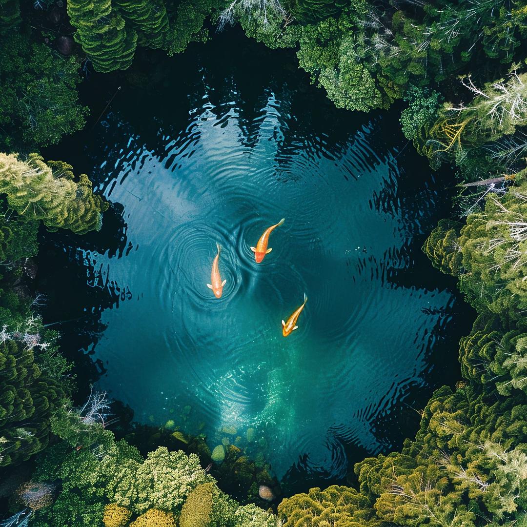 沂水山水源锦鲤