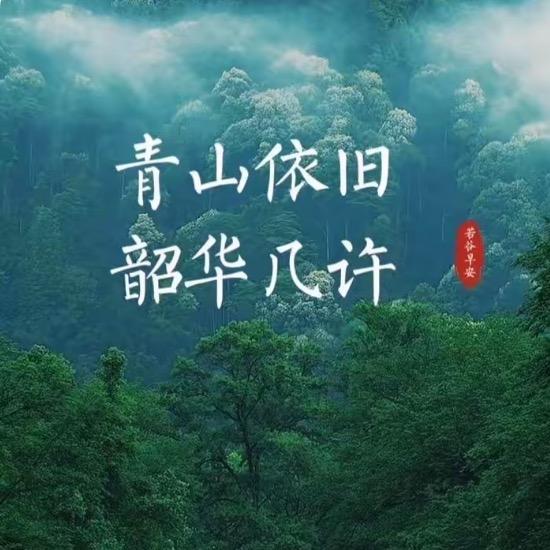 青山依旧