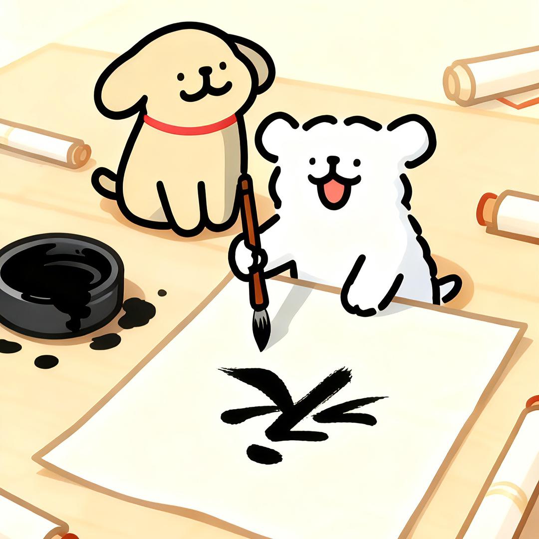 守墨书生（习字）