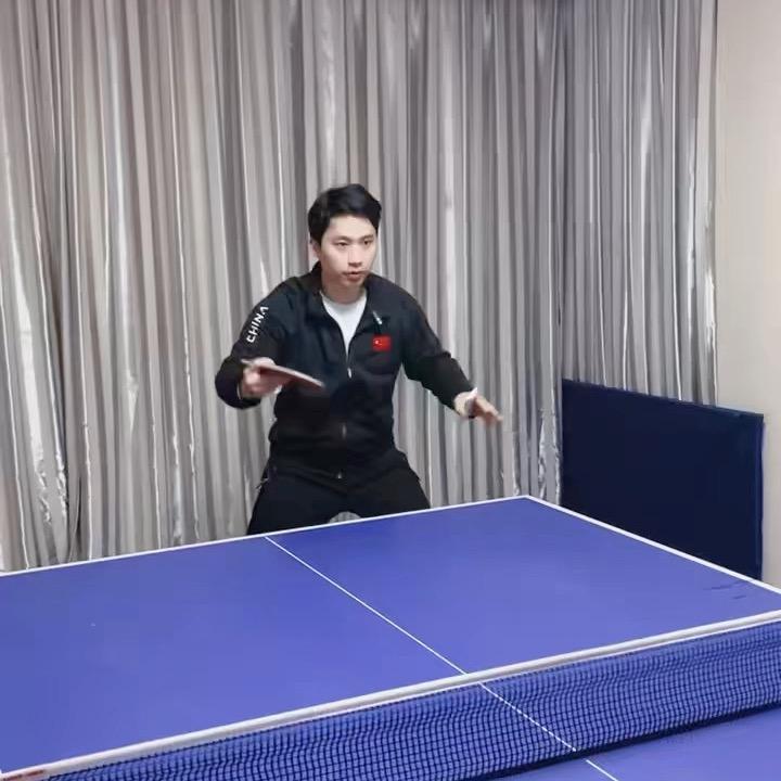 直拍🏓陈教练乒乓球
