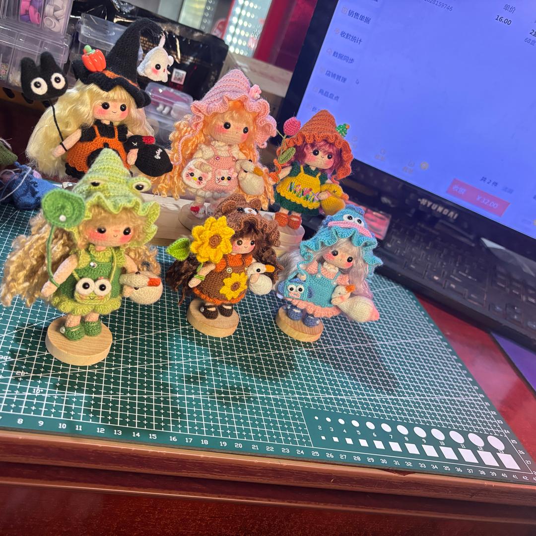 草编包钩针包网供