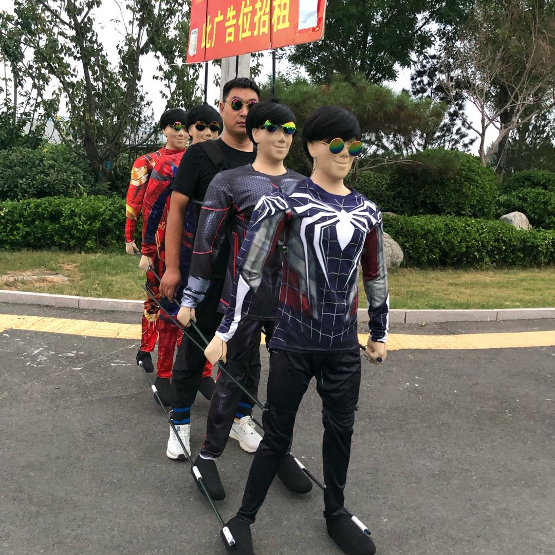 五者行宣传暖场道具