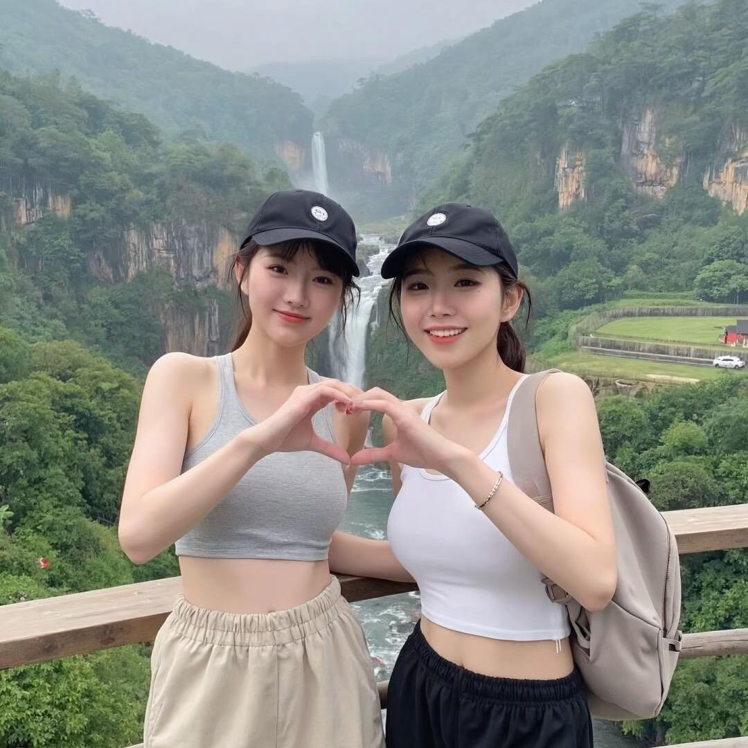 撑开手臂@大花猫