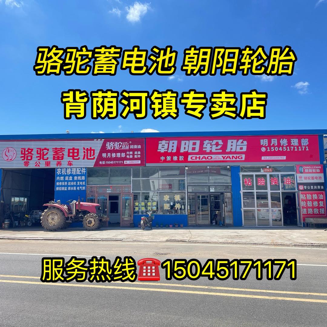 骆驼蓄电池 朝阳轮胎 明月汽车电器