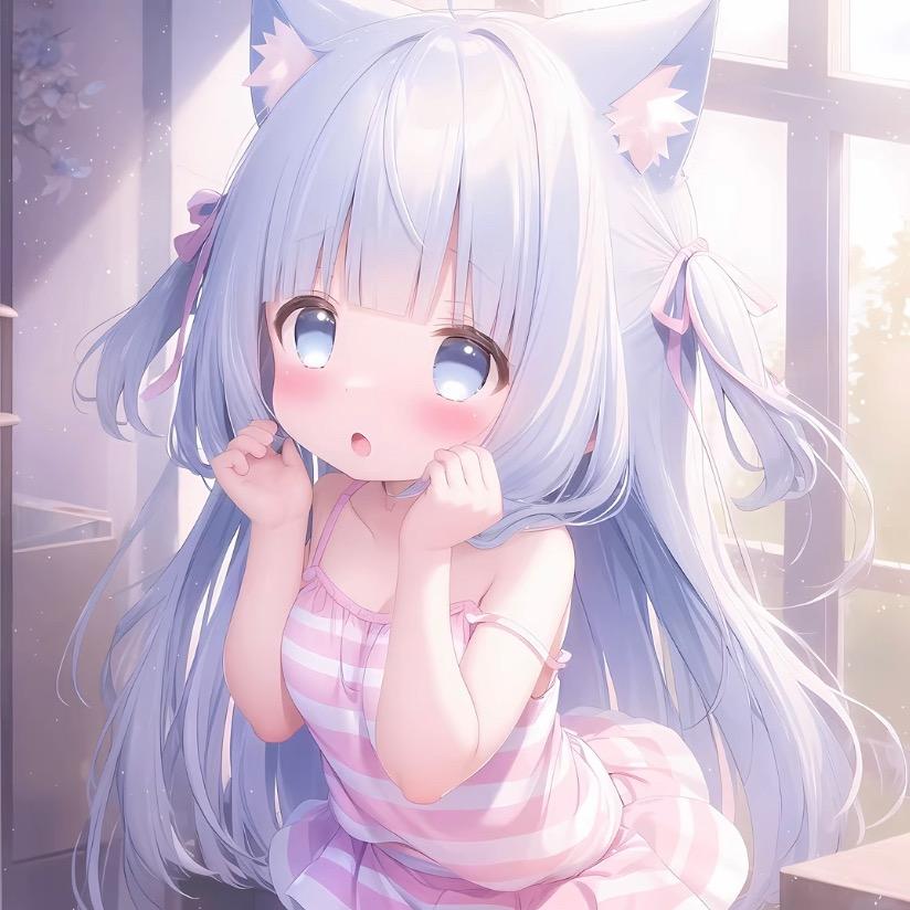 她的猫