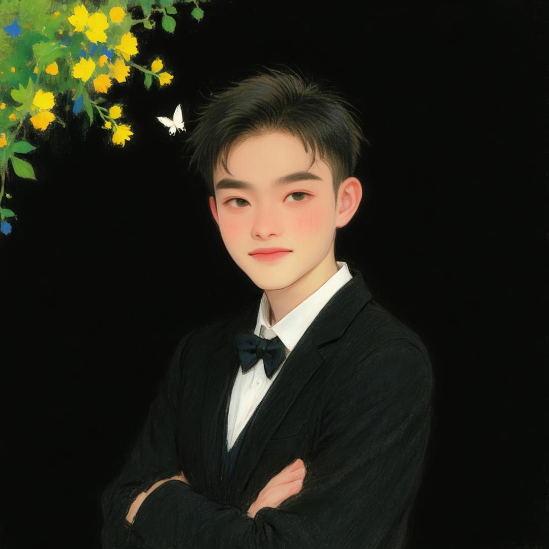 小虎收长头发