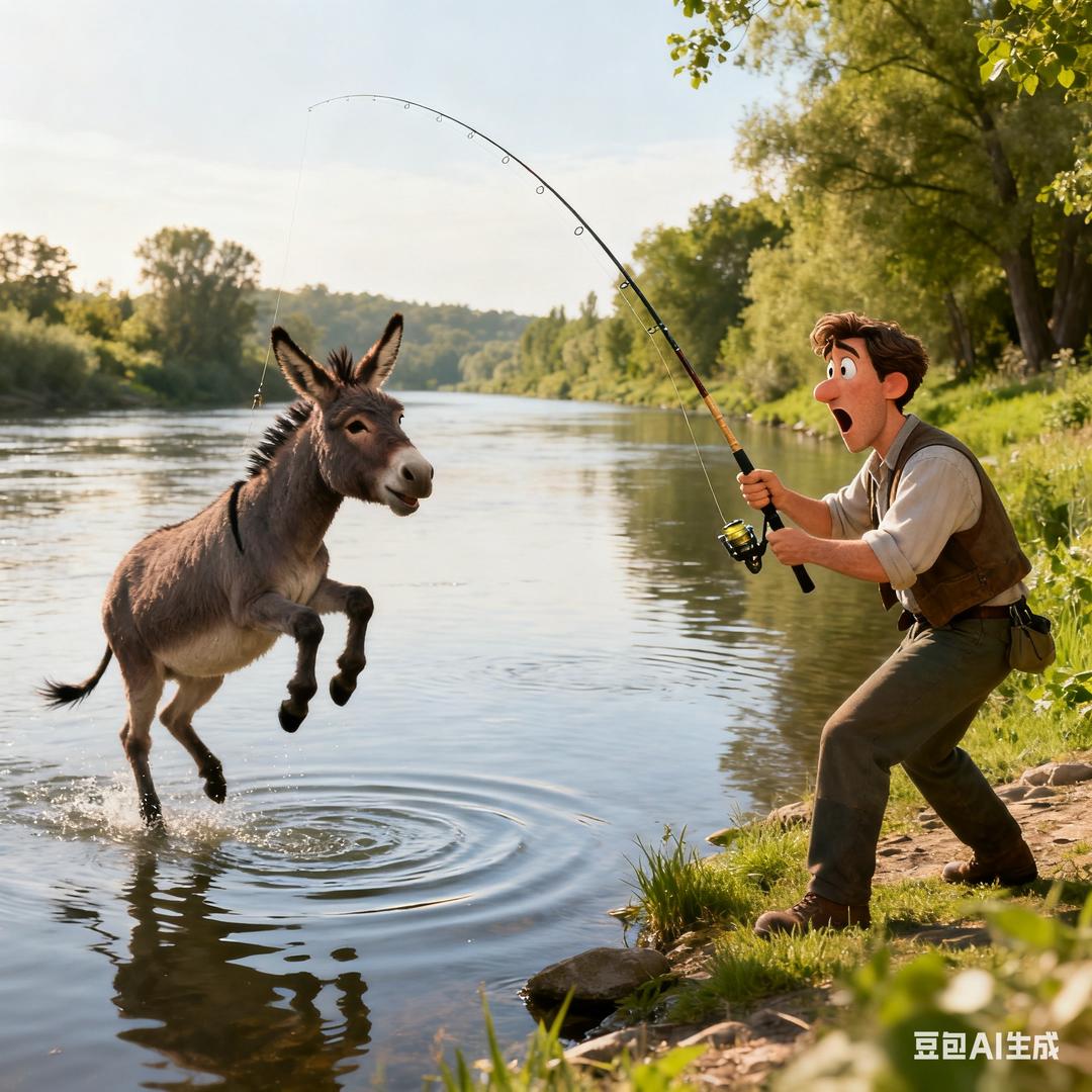 钓驴人    一个桥筏八年的小学生