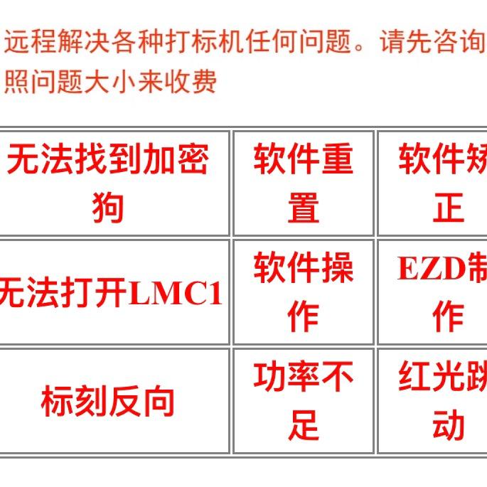 激光打标教学指导各种问题解答