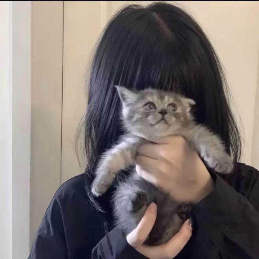 她睡着了