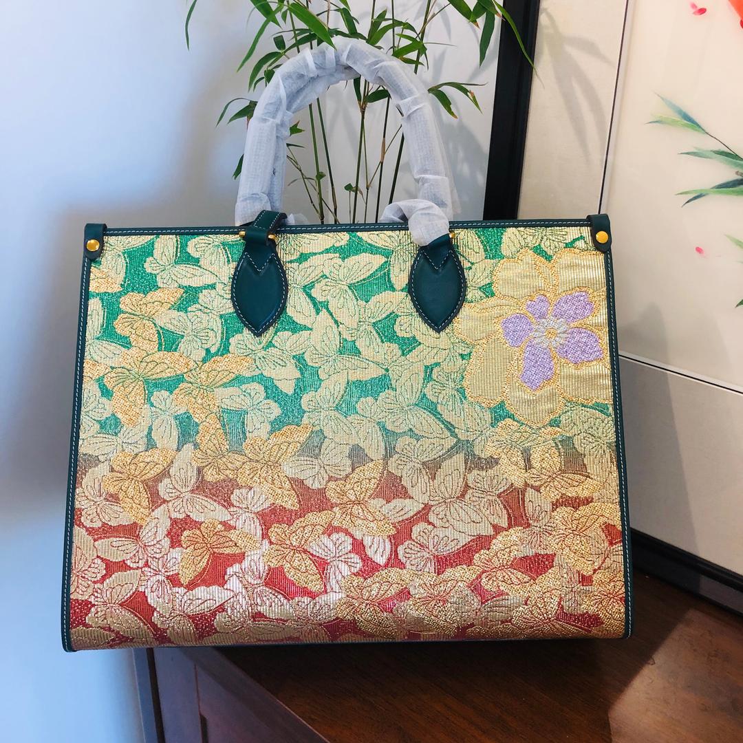 但慕丁香非遗唐锦西阵织包