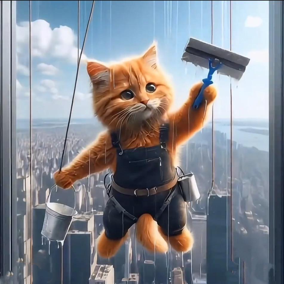 大猫擦窗机器人