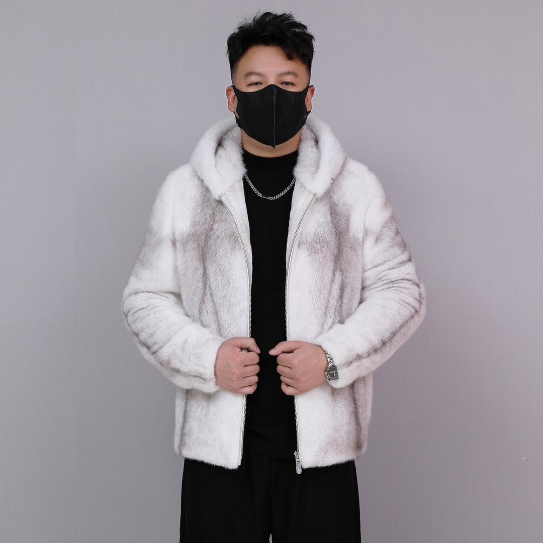 海宁哥尔墨男士精品水貂皮草