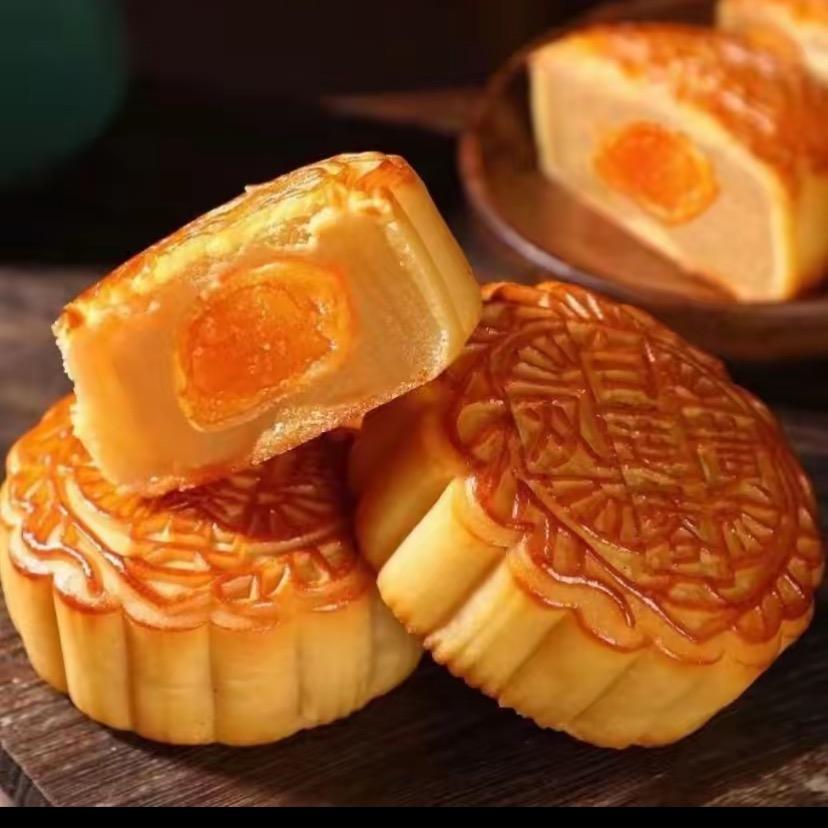 广式双黄蛋月饼