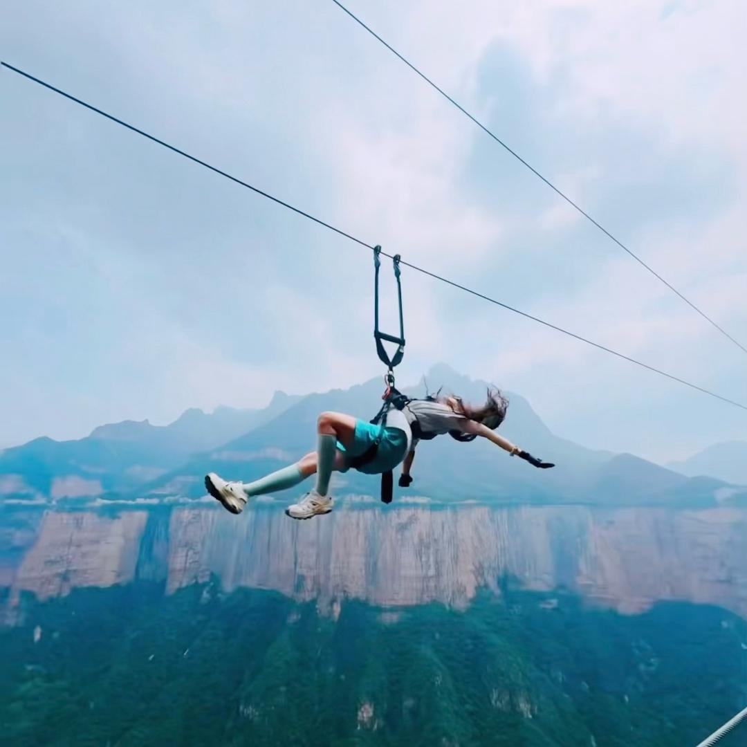 宝泉飞拉达二期高空溜索