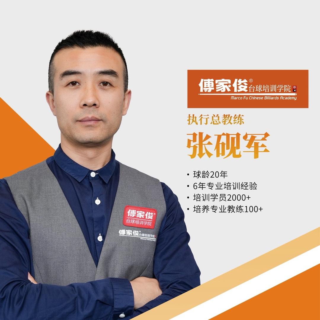 傅家俊台球培训学院-张砚军