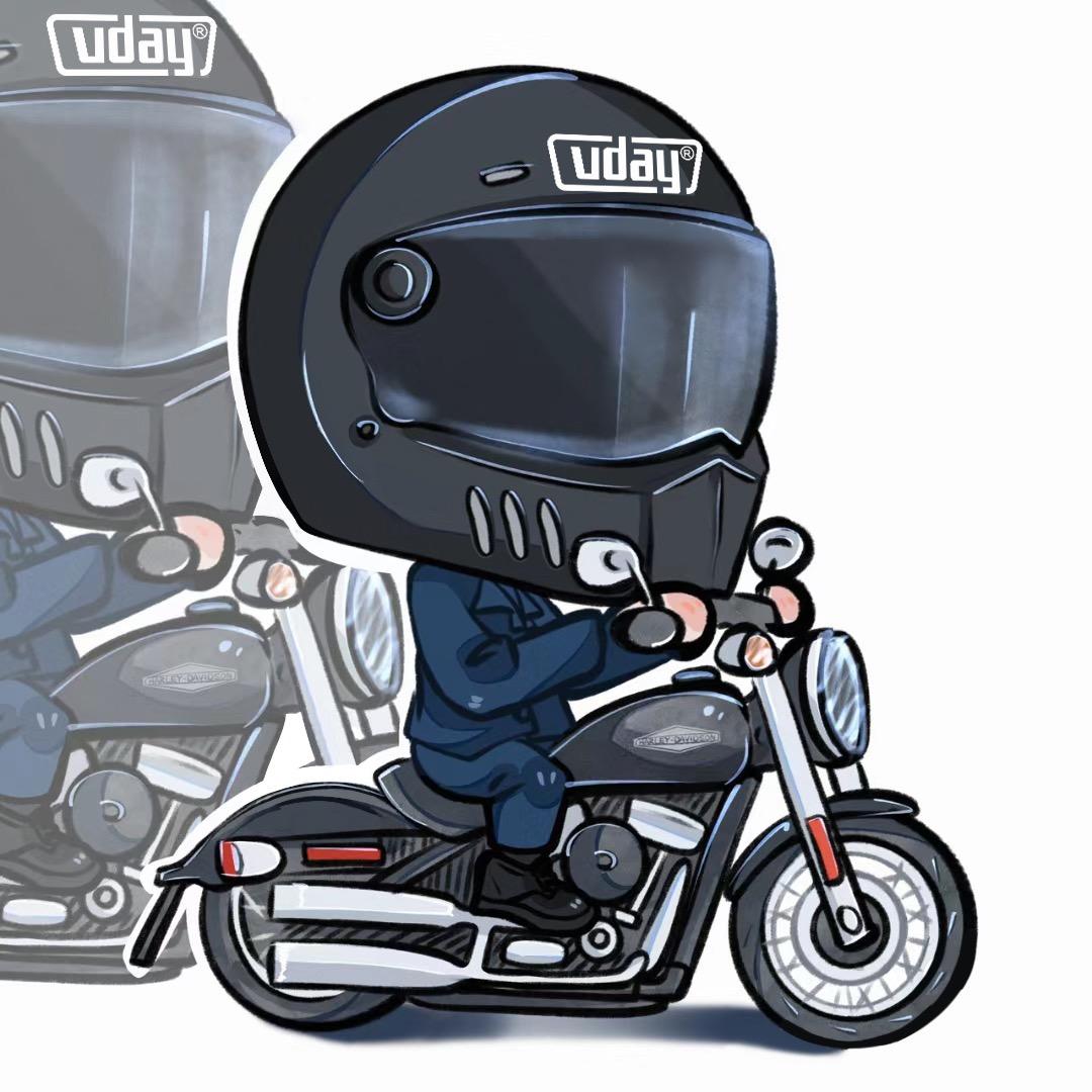 Vday威帝机车头盔