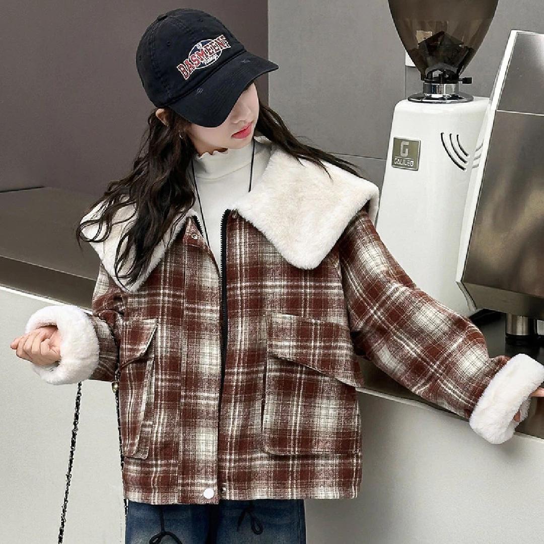 女中大童秋冬款亲子套装