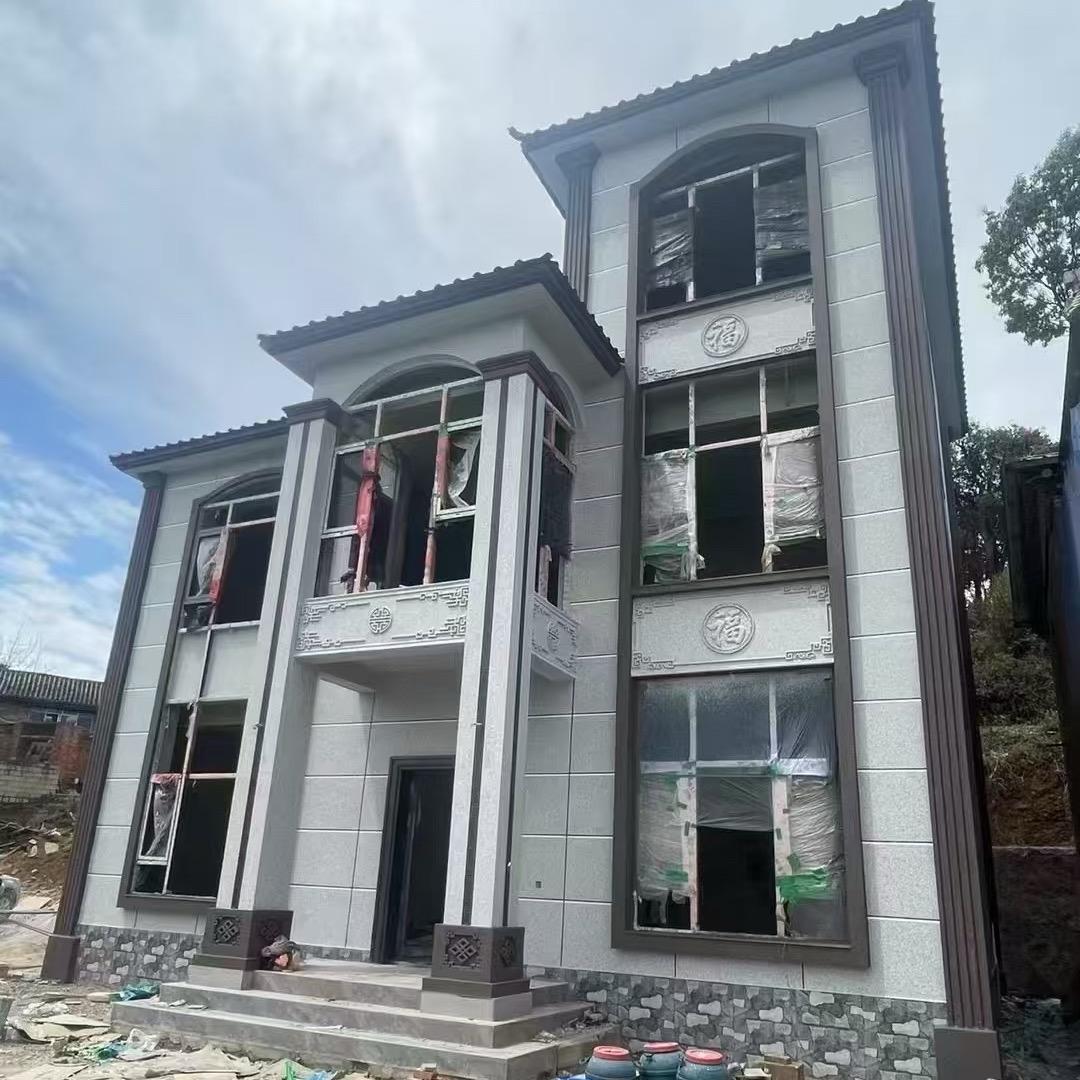 双哥外墙仿石漆施工设计