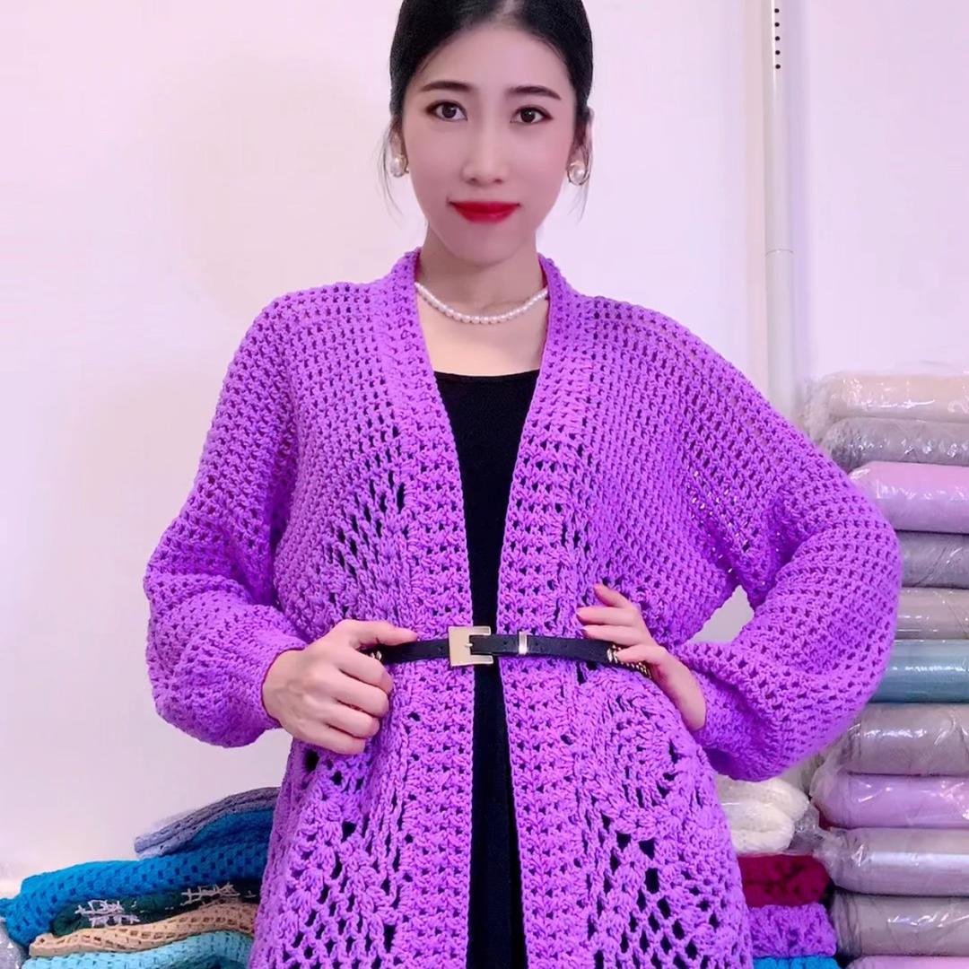 左手缘钩织