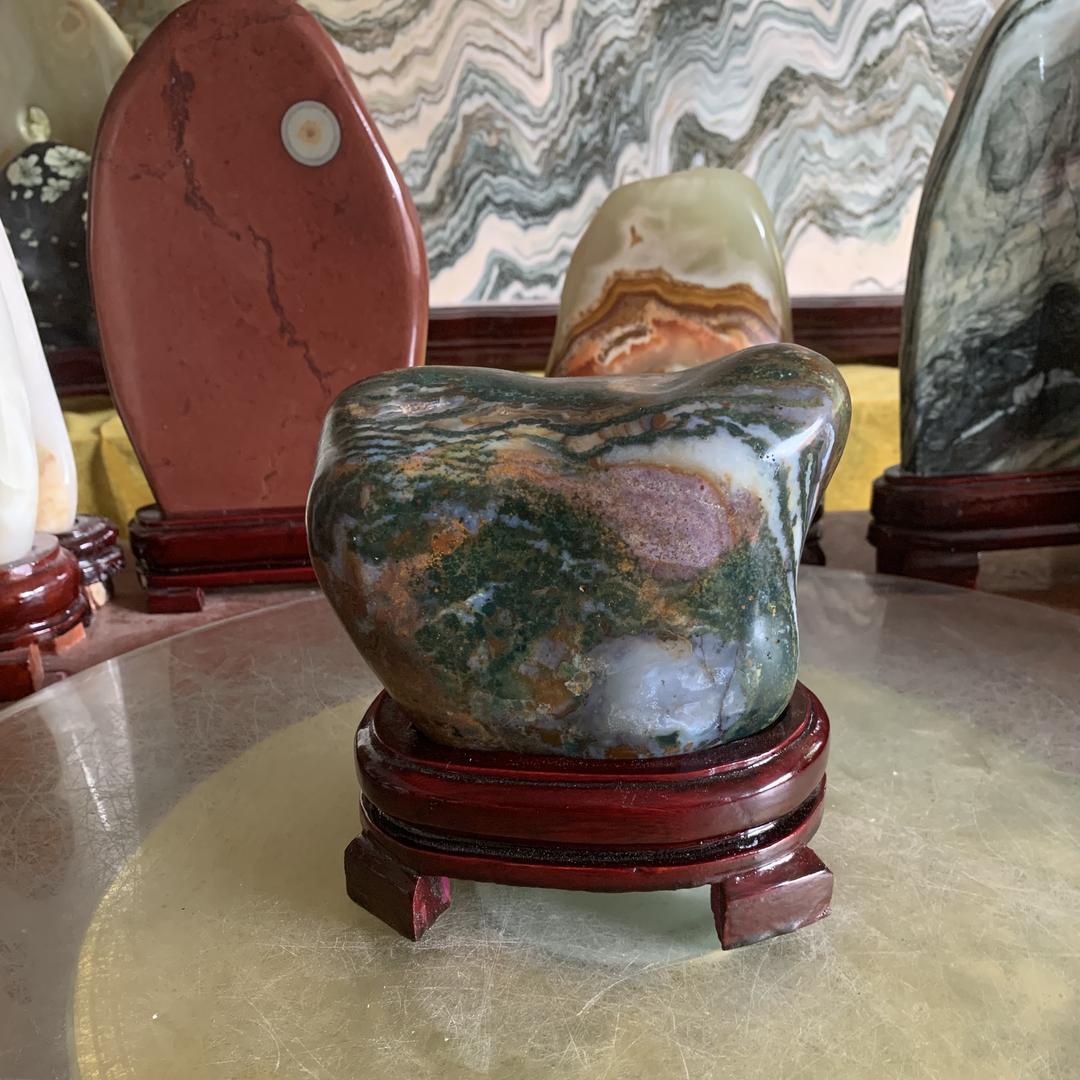 赫雅奇石摆件