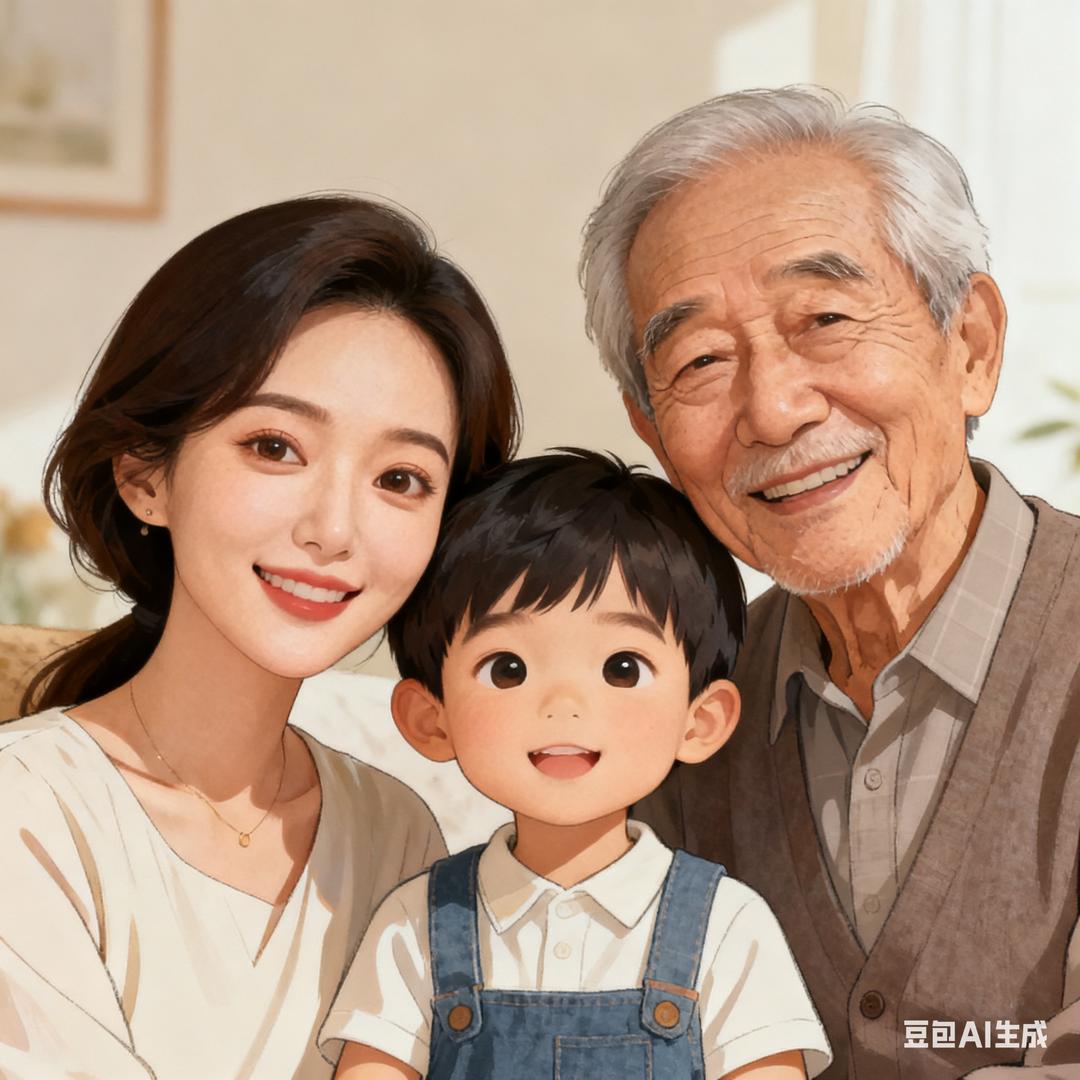 祖孙仨的小日子