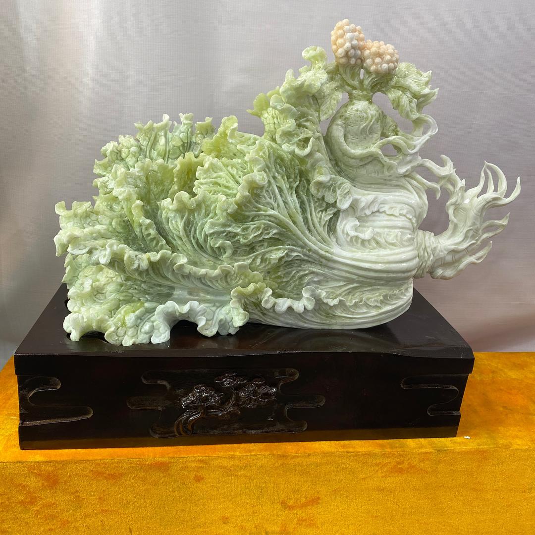 岫玉摆件条子 （意境山水 工厂店）