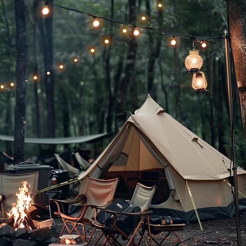 露营必备神器（桌、灯）