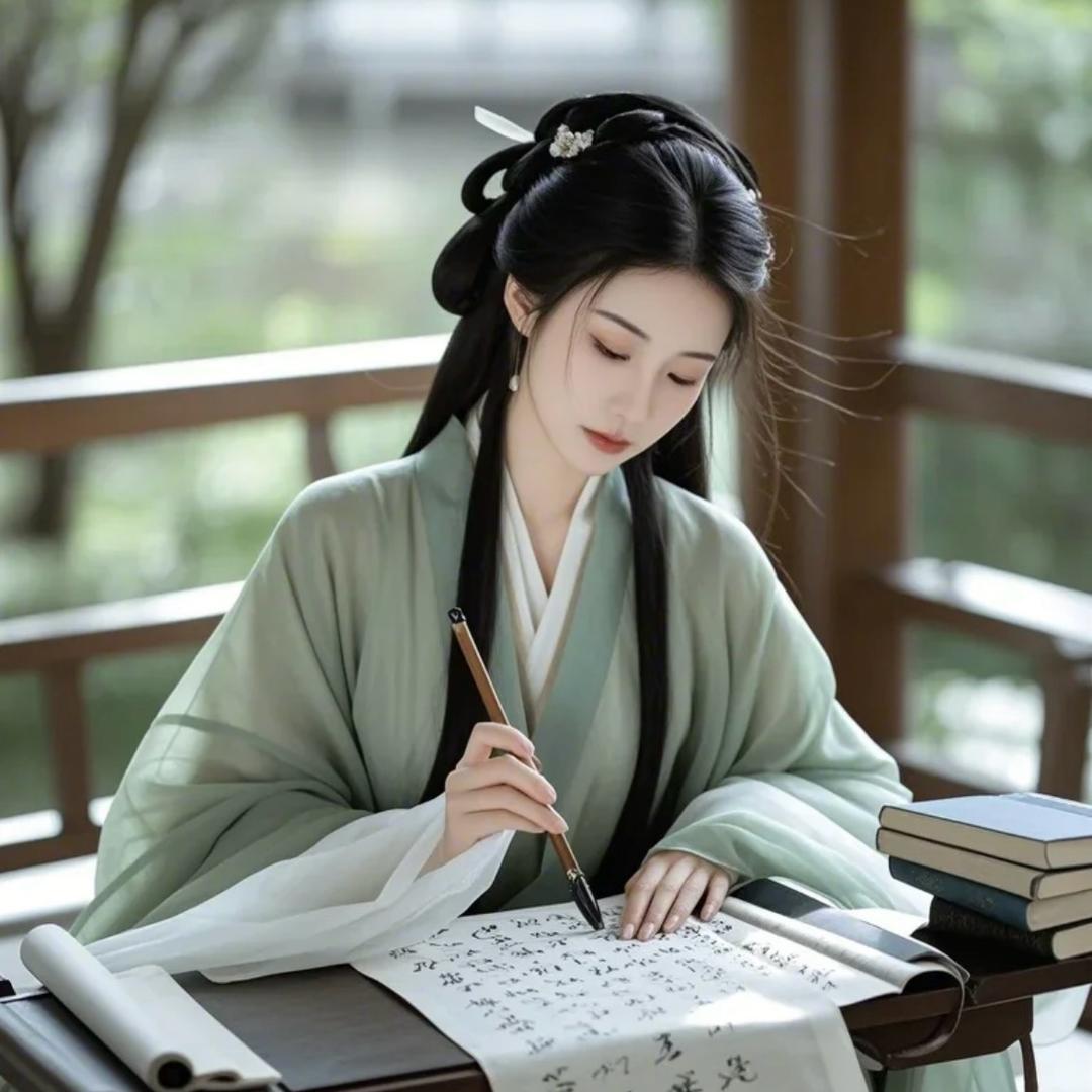 荷风竹露（练字版）