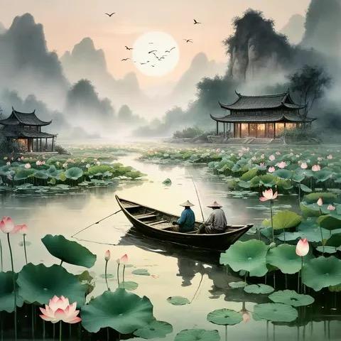 .溪亭.