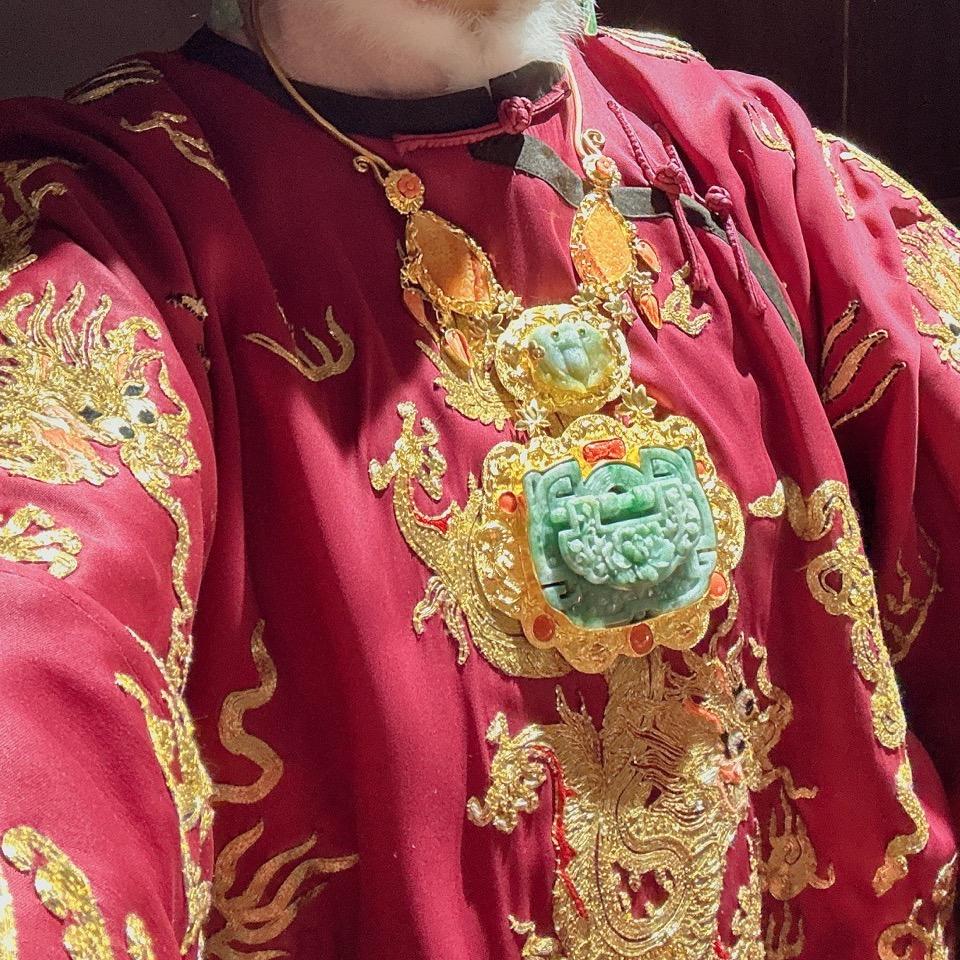 瑜玥传琦5号刺绣汉服香云纱宋锦中式女装